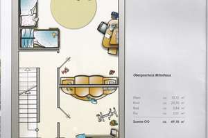 Schönes, ruhig gelegenes Reihenmittelhaus (Energiekl. B), 4 Zi, 2 Bäder, Garage, 200m zum U-Bahnhof – Die vollständige Adresse der Immobilie erhältst du vom Anbieter., 40489 Wittlaer, Düsseldorf – Vorschaubild 14
