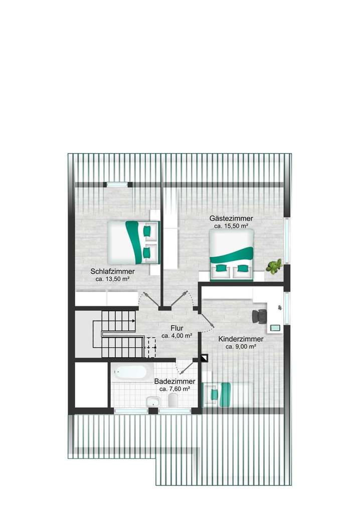 Grundriss Dachgeschoss
