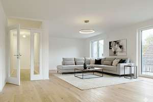 NEUBAU: 4-Zimmer-Wohnung mit 2 sonnigen Balkonen in der Beletage – Die vollständige Adresse der Immobilie erhältst du vom Anbieter., 81825 Gartenstadt Trudering, München – Vorschaubild 1