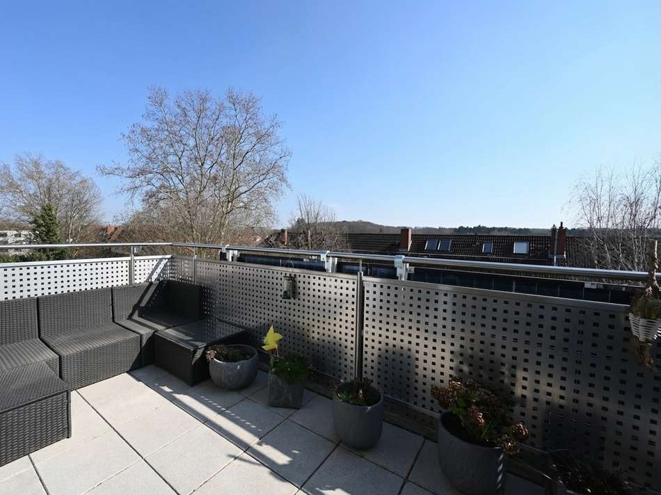 Ausblick vom Balkon