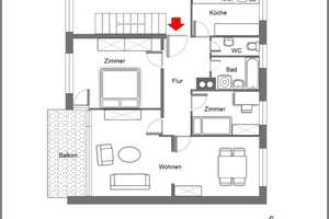 Gut geschnittene 3,5-Zi.-Wohnung im 3. OG mit Balkon (vermietet) – Die vollständige Adresse der Immobilie erhältst du vom Anbieter., 79104 Herdern-Nord, Freiburg im Breisgau – Vorschaubild 14