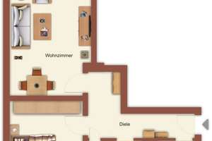Demnächst frei! 2-Zimmer-Wohnung in Mönchengladbach Burgbongert – Kolberger Straße 5, 41199 Odenkirchen-Mitte, Mönchengladbach – Vorschaubild 2