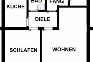Wuppertal-Barmen, Nähe Werth: 2 Zimmer Mietwohnung – Heubruch 6, 42275 Wuppertal – Vorschaubild 4