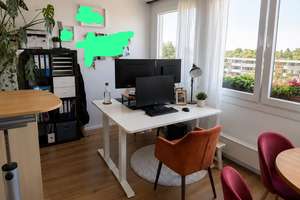 Lichtdurchflutete 2-Zimmer-Dachgeschosswohnung mit Kamin und Klimaanlage – Nikolaus-Knopp-Platz -, 40549 Heerdt, Düsseldorf – Vorschaubild 3