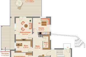 Zwei-Zuhause. Zwei moderne Wohnungen.
8 Zimmer auf 201 m². TOP-Technik. Garage
plus 4 Carports. – Sigmaringen (Kreis) – Vorschaubild 35