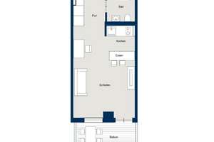 Modern teilmöbliertes Apartment in Bogenhausen – 81677 Parkstadt, München – Vorschaubild 5