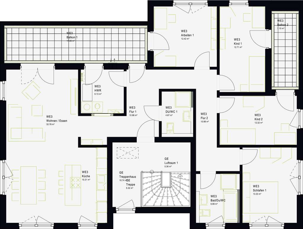 Immobilie in Petershagen/Eggersdorf - PENTHOUSE UND ZWEI WOHNUNGEN IN PETERSHAGEN - Bild 4