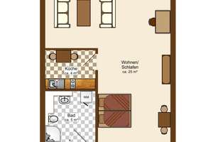 * Nähe Universitätsklinik + City * 1-Zimmer-Appartement * Dusche * EBK * – Goldschmidtstraße 29A, 4103 Zentrum-Südost, Leipzig – Vorschaubild 12