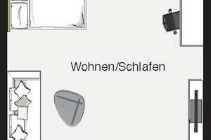 Helle Souterrain-Oase mit Terrasse – stilvoll möbliertes Wohnerlebnis – Mönchstraße 25, 70191 Am Pragfriedhof, Stuttgart – Vorschaubild 9
