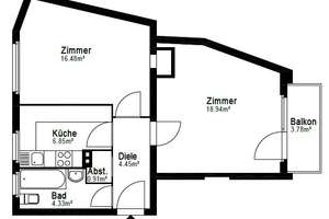 provisionsfrei !! Bestlage nahe Spree, schöne 2 Zimmer, noch vermietet, wird frei – Essener 7, 10555 Moabit, Berlin – Vorschaubild 16