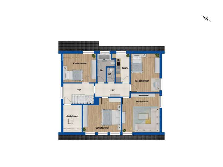 Grundriss 1. Obergeschoss