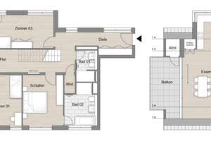 5-Zimmer-Wohnung | Urbanes Wohnen auf 2 Etagen – Teichstr. 16, 70186 Gablenberg, Stuttgart – Vorschaubild 5
