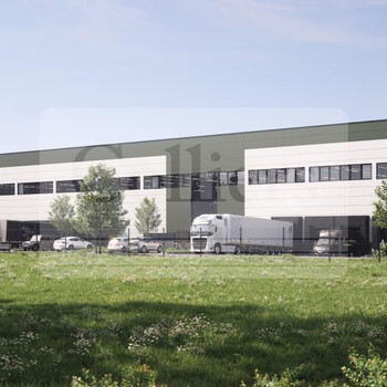 Unit 1 des Logistik- und Gewerbeneubaus in Paderborn Schlangen | teilbar