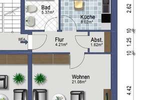 Gemütliche 1-Zimmer Wohnung in Düsseldorf – 40472 Rath, Düsseldorf – Vorschaubild 10