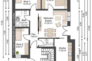 Neuwertige 4-ZKB-Erdgeschoss-Wohnung mit XXL-Terrasse, Einbauküche und Tiefgaragen-Stellplatz! – Die vollständige Adresse der Immobilie erhältst du vom Anbieter., 85053 Südost, Ingolstadt – Vorschaubild 37