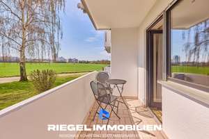 Sie hier? Wir auch! Attraktive 2 Zimmerwohnung mit Balkon und Garage in Neureut