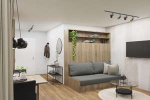 Vollausgestattete 1-Zimmer-Apartments für Studenten in Ulm  – Frauenstraße 124/1, 89073 Mitte, Ulm – Vorschaubild 2