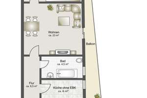 Nähe Hauptbahnhof: Großzügige 2-Zimmer-Wohnung – Paul-Heyse-Str. 19, 80336 Ludwigsvorstadt-Kliniken, München – Vorschaubild 21