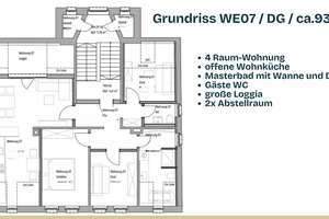 +++exklusiv sanierte 4-Zimmer-DG-Wohnung//Loggia//2xStellplatz+++ – Limbacher Str. 170, 9116 Altendorf, Chemnitz – Vorschaubild 3