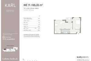 Gemütliche 2-Zimmer-Wohnung mit Balkon und modernem Energiekonzept in Berlin-Steglitz – Albrechtstraße 24, 12167 Steglitz, Berlin – Vorschaubild 2