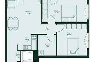 Alltagstaugliche 3-Zimmer-Wohnung in Köln-Weidenpesch – Die vollständige Adresse der Immobilie erhältst du vom Anbieter., 50737 Weidenpesch, Köln – Vorschaubild 20