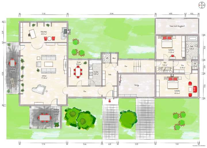 Grundriss Erdgeschoss