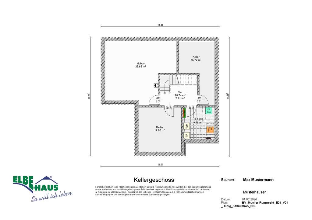 Immobilie in Schiersfeld - Architekten-Traumvilla in Grünen; Schiersfeld im Odenwald - Bild 2