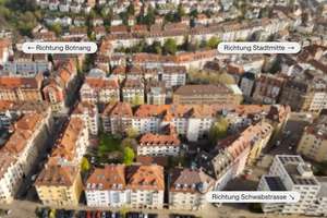 Charmante Altbau-Dachwohnung im Stuttgarter Westen – 3 Zimmer zum Selbstgestalten – Die vollständige Adresse der Immobilie erhältst du vom Anbieter., 70193 Vogelsang, Stuttgart – Vorschaubild 3