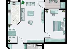 Solide Kapitalanlage*Sonnenterrasse mit kl. Garten* Toll aufgeteilt*Düsseldorf-Knittkuhl