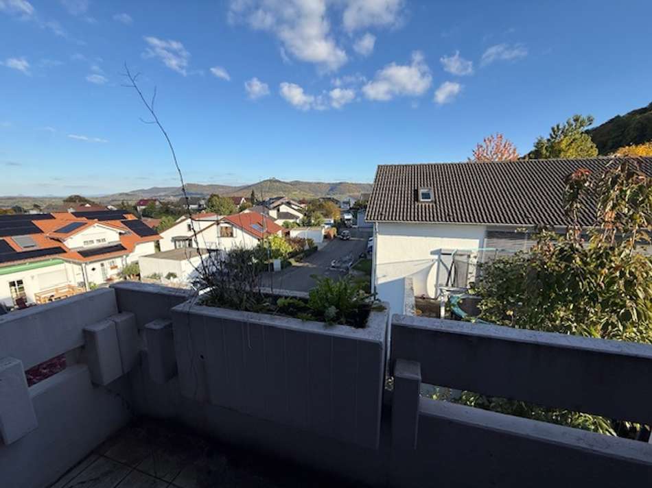 Ausblick von Balkon Zi. 3 u. 4