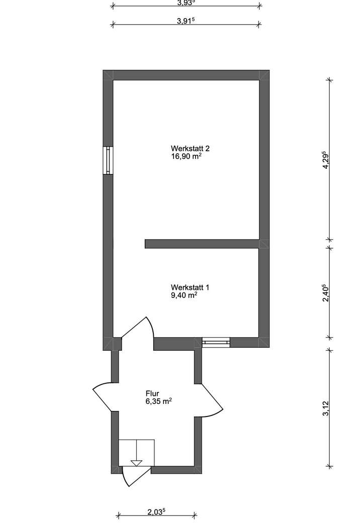 Grundriss Anbau