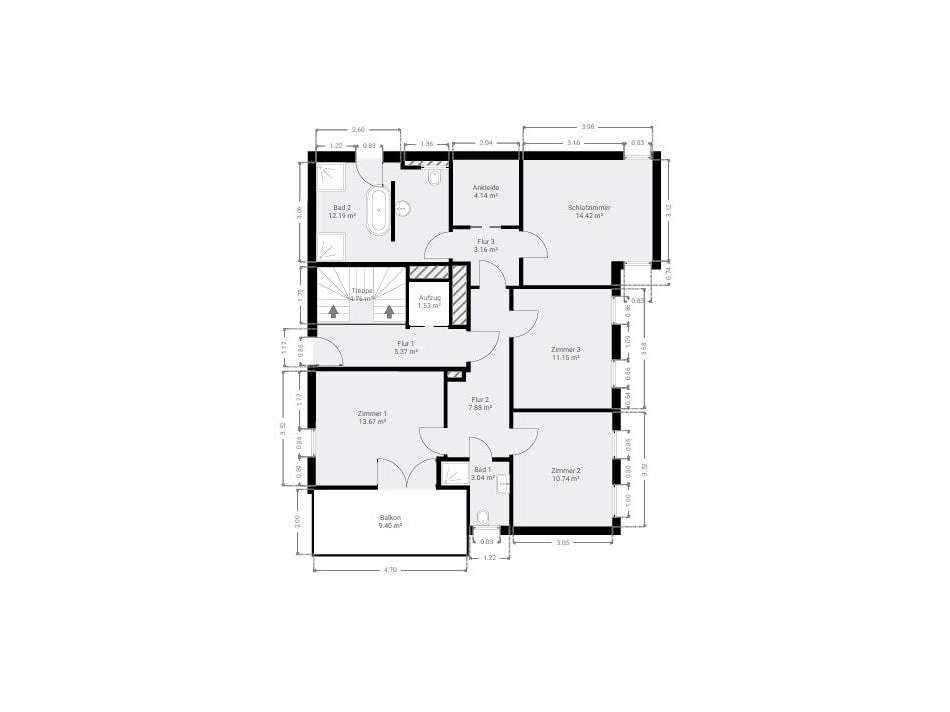 Grundriss OG