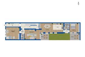 Wohnen u. Arbeiten in Düsseldorf-Unterbilk! 3 Zimmerwohnung mit Terrasse und Garten + Arbeitsbereich – Die vollständige Adresse der Immobilie erhältst du vom Anbieter., 40217 Unterbilk, Düsseldorf – Vorschaubild 14