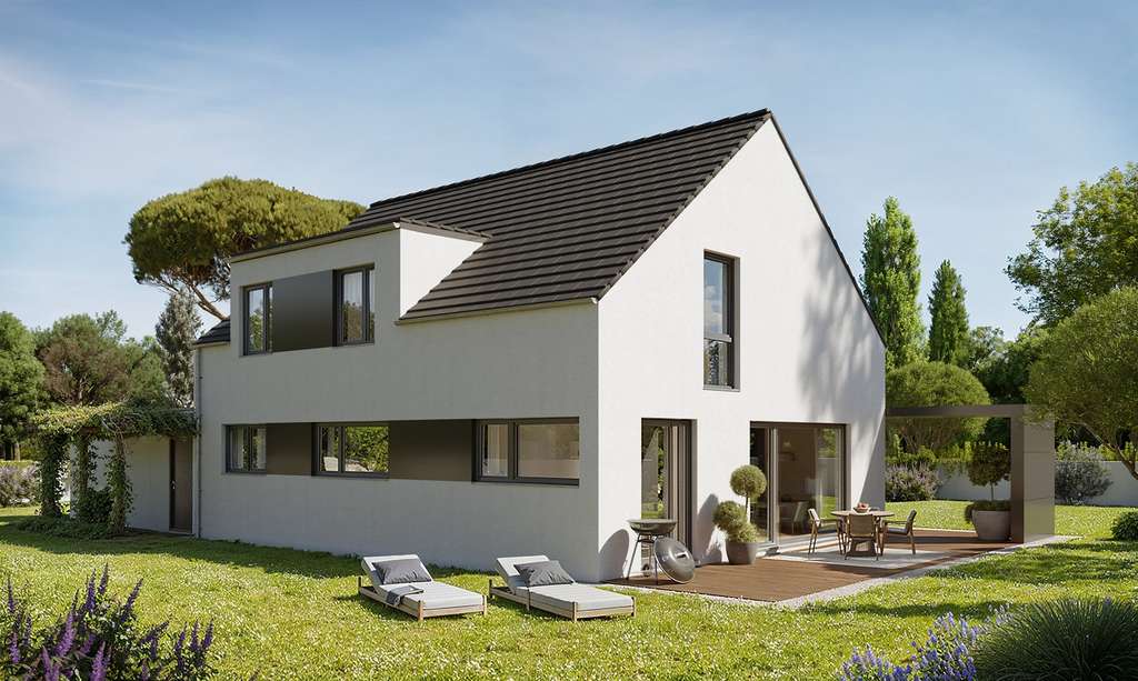 Immobilie in Weisenheim am Berg - Modernes Einfamilienhaus in massiver Bauweise in Weisenheim am Berg - Bild 1