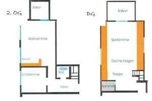Sonnige DG-Maisonette Wohnung in Berlin-Hermsdorf: 3 Zimmer, 2 Balkone – Die vollständige Adresse der Immobilie erhältst du vom Anbieter., 13467 Hermsdorf, Berlin – Vorschaubild 15