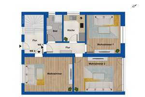Vermietetes 4-Parteienhaus mit Potential in verkehrsgünstiger Lage von Köln-Dünnwald – Die vollständige Adresse der Immobilie erhältst du vom Anbieter., 51069 Dünnwald, Köln – Vorschaubild 4