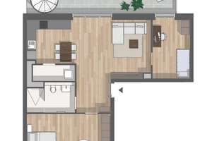 Düsseldorf-Derendorf: Penthouse im Quartier maxfrei – Großzügiges Wohnen mit Weitblick! – Die vollständige Adresse der Immobilie erhältst du vom Anbieter., 40476 Derendorf, Düsseldorf – Vorschaubild 32