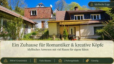 Historisches Liebhaberhaus am Bach – Freiraum für Familie, Kunst und Handwerk