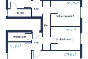 Frisch sanierte 4-Zimmer (WG-)Wohnung - Rat-Beil-Str. 25, Frankfurt - direkt neben FH-Frankfurt!