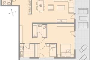 Großzügig geschnittene 3-Zimmer-Wohnung mit großem Balkon und Blick ins Grüne – 79112 Tiengen, Freiburg im Breisgau – Vorschaubild 11