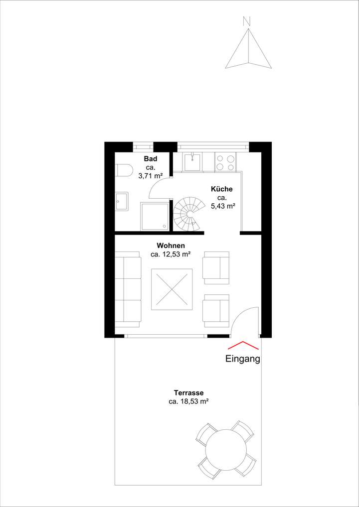 Grundriss Erdgeschoss
