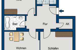 Frisch sanierte 3-Zimmer-Wohnung auf der Immermannstraße (mit Aufzug und Balkon) – Immermannstr. 48, 40210 Stadtmitte, Düsseldorf – Vorschaubild 11