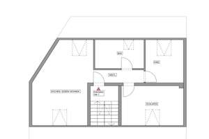 3-Zimmer-Wohnung Dachgeschoss  – Fahrendeller Straße 24, 44787 Gleisdreieck, Bochum – Vorschaubild 2