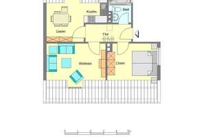 2-Zimmer-Wohnung in Bielefeld Dornberg – Wellensiek 67, 33619 Dornberg, Bielefeld – Vorschaubild 2
