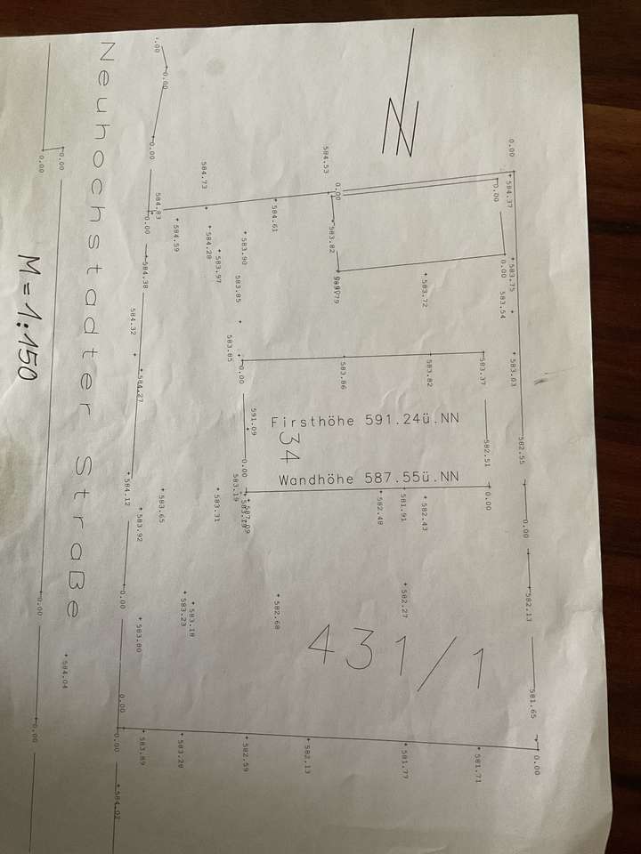 Vermessungsdatenblatt