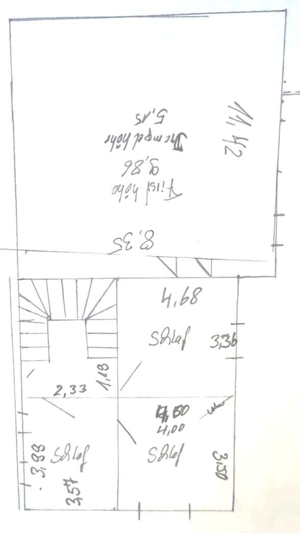 Skizze Untergeschoss