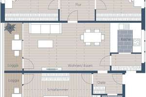 Ruhig und urban: 150m zur Karl-Heine-Str. / 600m zum Palmgarten – 4177 Lindenau, Leipzig – Vorschaubild 13