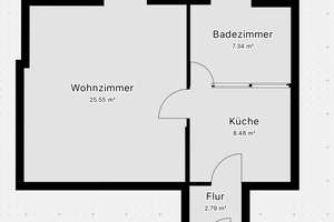 [LIS-10172] 1-Zimmer Wohnung - Perfekt für Studenten! – Herforder Str. 12, 33602 Mitte, Bielefeld – Vorschaubild 4