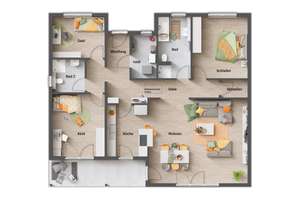 Familienbungalow auch mit Einliegerwohnung auf Sonnengrundstück – Die vollständige Adresse der Immobilie erhältst du vom Anbieter., 14913 Jüterbog – Vorschaubild 12