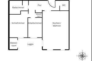 Gehobene 3-Zimmer-Wohnung mit Loggia, Küche und Tiefgarage in Hannover-Ahlem – Die vollständige Adresse der Immobilie erhältst du vom Anbieter., 30453 Ahlem, Hannover – Vorschaubild 4